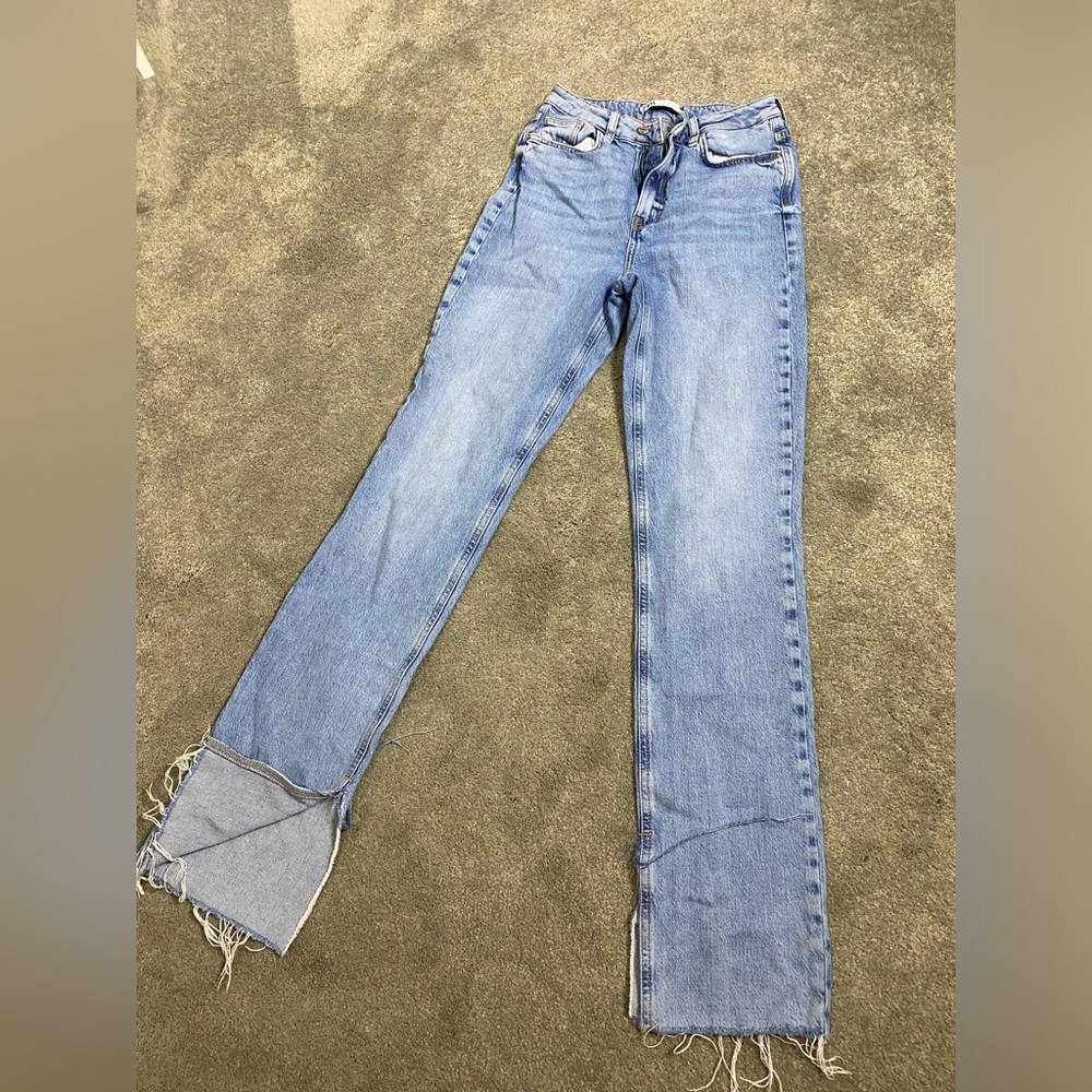 Zara Split Hem Denim